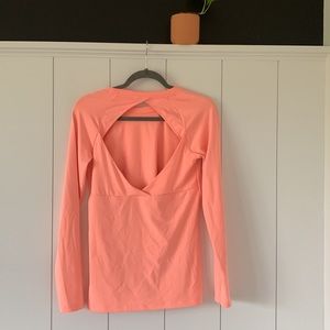 EUC Under armour open back athletic long sleeve top